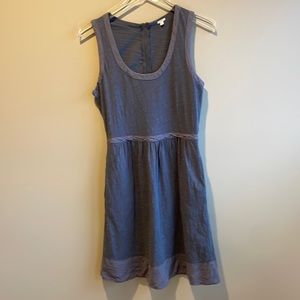 J. Crew Slub Knit Dark Gray Dress Size 4